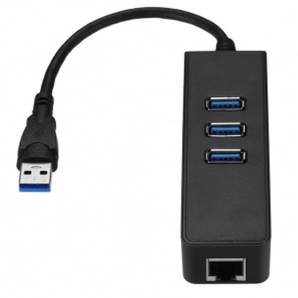 USB 3.0 adapter s 3 vrati in Ethernet Gigabit RJ45 za PC in Mac