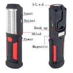 Detalle del gancho y ajuste magnético de lámpara LED TSX TOOL