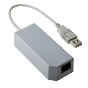 USB 2.0 omrežni adapter Nintendo Wii za hitro in stabilno žično povezavo