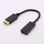 DisplayPort moški na HDMI ženski adapter za avdio-video povezavo