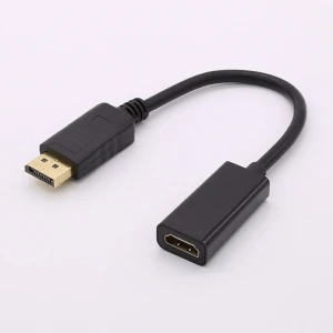 DisplayPort moški na HDMI ženski adapter za avdio-video povezavo
