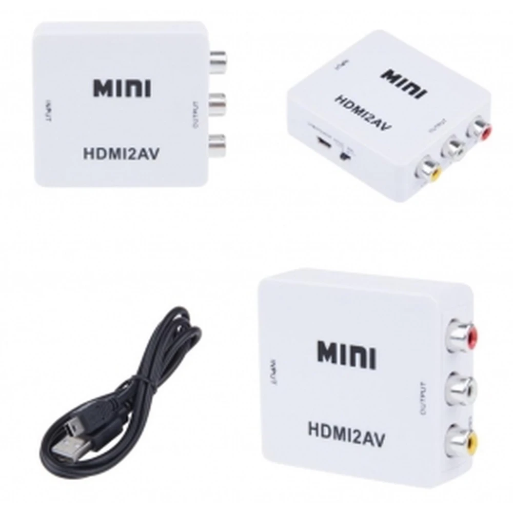 HDMI v RCA adapter - pretvornik HDMI v AV RCA NTSC/PAL Satkit