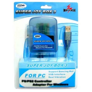 Adapter za PS2 kontroler za PC Super Joy Box Pro 3 Mayflash z USB povezavo