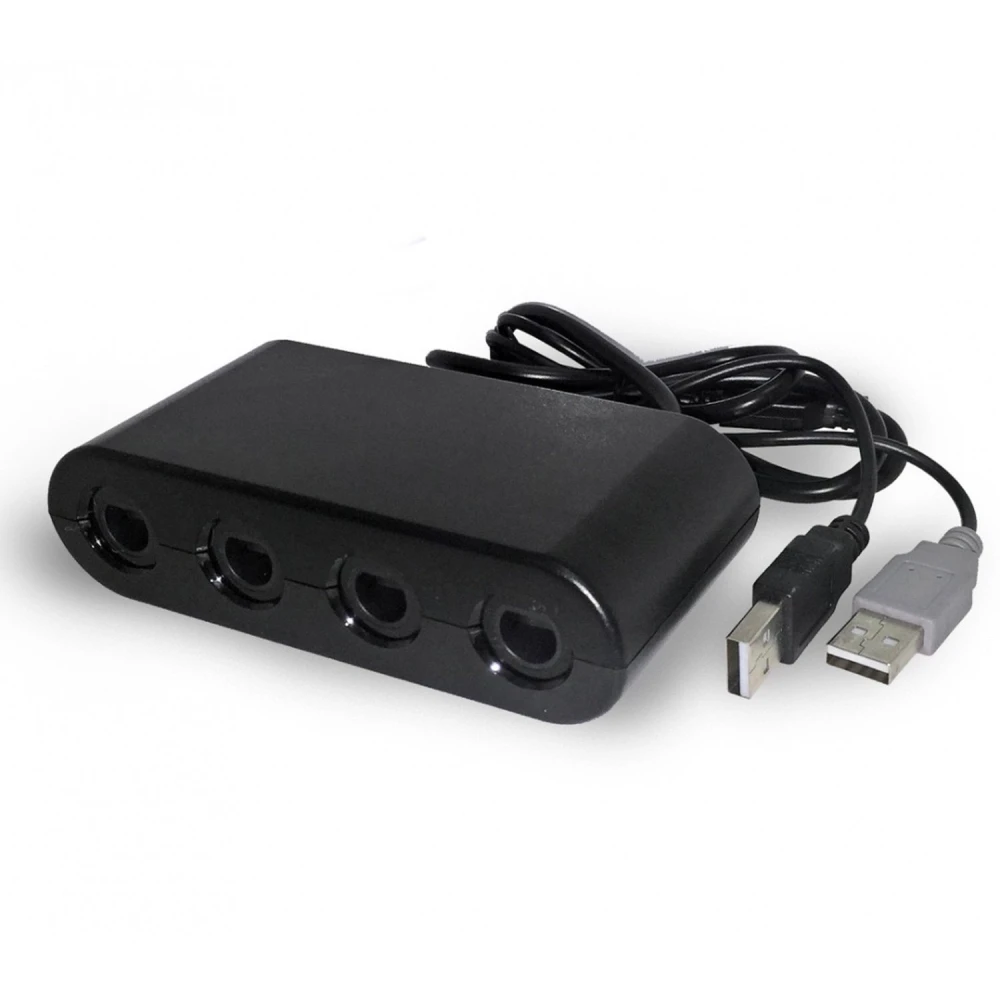 Adapter za GameCube kontrolerje za Nintendo Wii U in PC, združljiv s Super Smash Bros