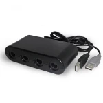 Adapter za GameCube kontrolerje za Nintendo Wii U in PC, združljiv s Super Smash Bros