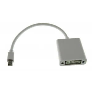 Mini DisplayPort v DVI adapter za povezavo Mac in PC z zunanjimi monitorji