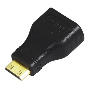 Mini HDMI moški na HDMI ženski adapter za video in zvok