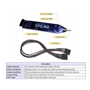 Spear adapter za 360 Xtractor: izvlek keys Liteon brez spajkanja