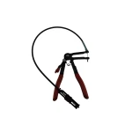 Detalle de alicates con cable para abrazaderas de manguitos coche 630mm