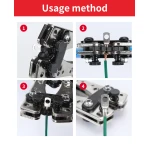 Klešče za stiskanje 6-50mm² z nedrsečimi ročaji in nastavljivo rotacijo