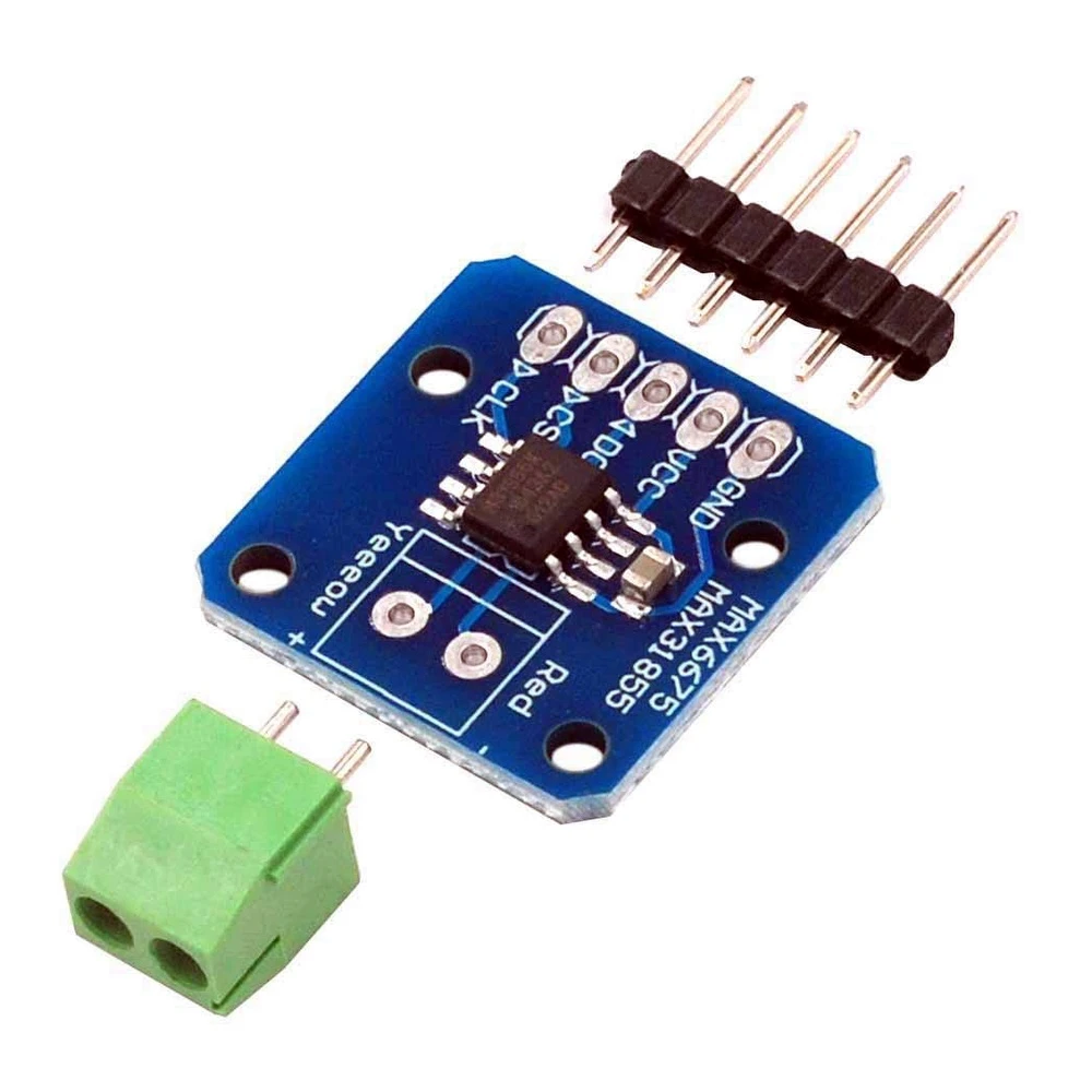 Detalle de la placa amplificadora MAX31855 tipo K para Arduino