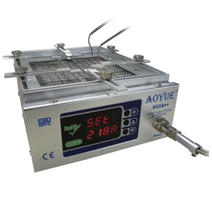 Aoyue 853a++ predgrevalna postaja z digitalnim nadzorom in raztegljivim nosilcem