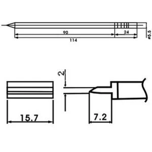 Aoyue LF-1401 konica za spajkalnik z uporom za spajkalne postaje