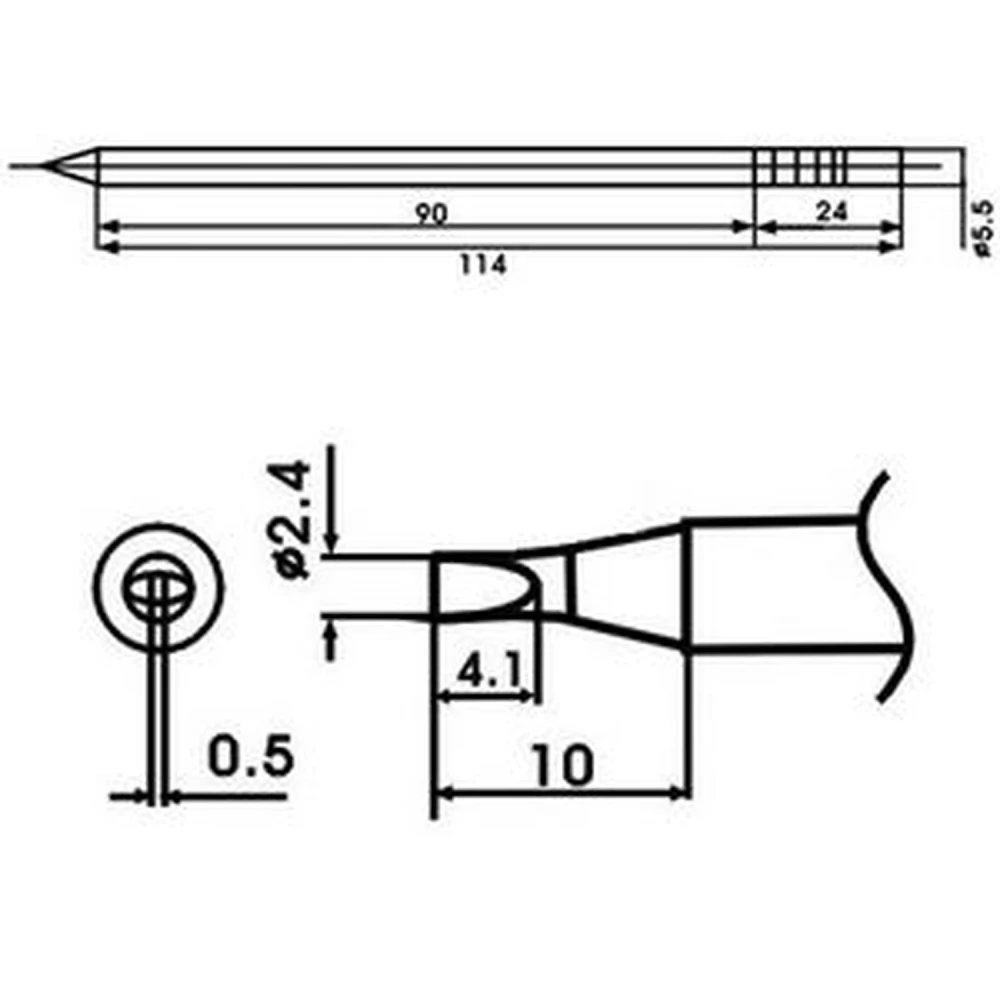 Aoyue LF-24D konica za spajkalnik z uporom za spajkalne postaje