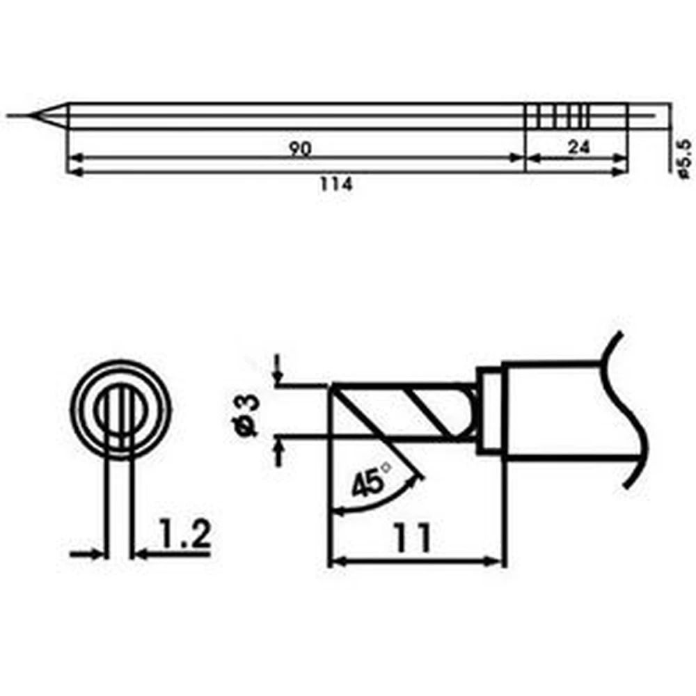 Aoyue LF-KU konica za spajkalnik z uporom za spajkalne postaje