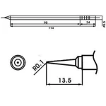 Aoyue LF-LI konica za spajkalnik z uporom - originalni rezervni del