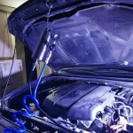 AUTOOL C100 čistilec bencinskih injektorjev z adapterji