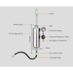 AUTOOL C100 čistilec bencinskih injektorjev z adapterji