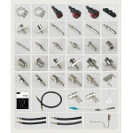 AUTOOL C100 čistilec bencinskih injektorjev z adapterji