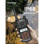 Baofeng UV9R Plus walkie-talkie dolgega dosega s 160 kanali VHF/UHF