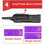 Baofeng UV9R Plus walkie-talkie dolgega dosega s 160 kanali VHF/UHF