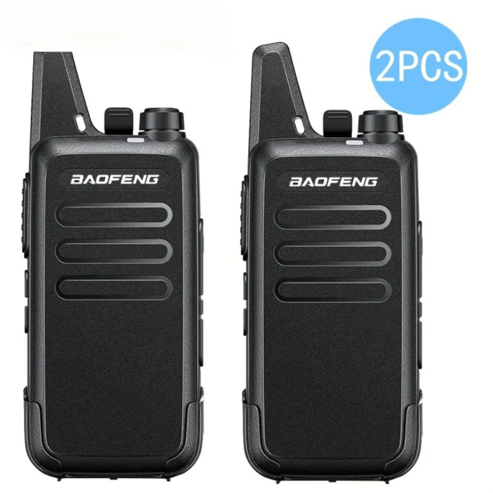 Baofeng Walkie Talkie T20 polnilni - 2 kosa s slušalkami