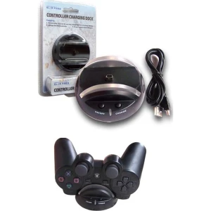 Polnilna postaja za PS3 kontroler s stojalom satkit