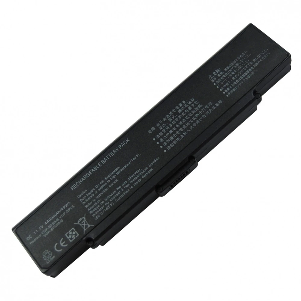 Baterija 5200 mAh za Sony VGP-BPS9, združljiva z več modeli Sony Vaio