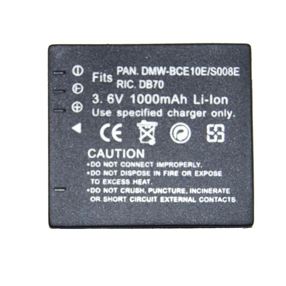 Združljiva baterija Panasonic CGA-008E/BCE10E za digitalne kamere Panasonic