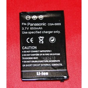 Združljiva baterija Panasonic CGA-S003 3.7V 650mAh za Panasonic kamere