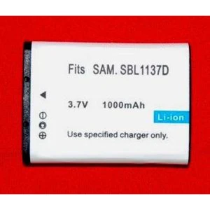 Združljiva baterija Samsung SB-1137D Li-Ion 7.4V 1000mAh za fotoaparate