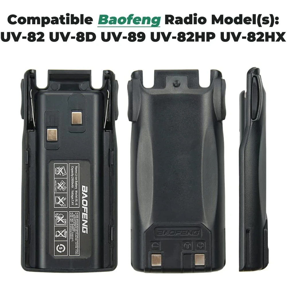 Batería de alta capacidad Baofeng BL-8 2800mAh para walkie talkie