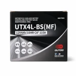 Motorna Baterija AGM 12V 4Ah OUTDO UTX4L-BS(MF) - Združljiva Yuasa YTX4L-BS / GTX4L-BS / ETX4L-BS