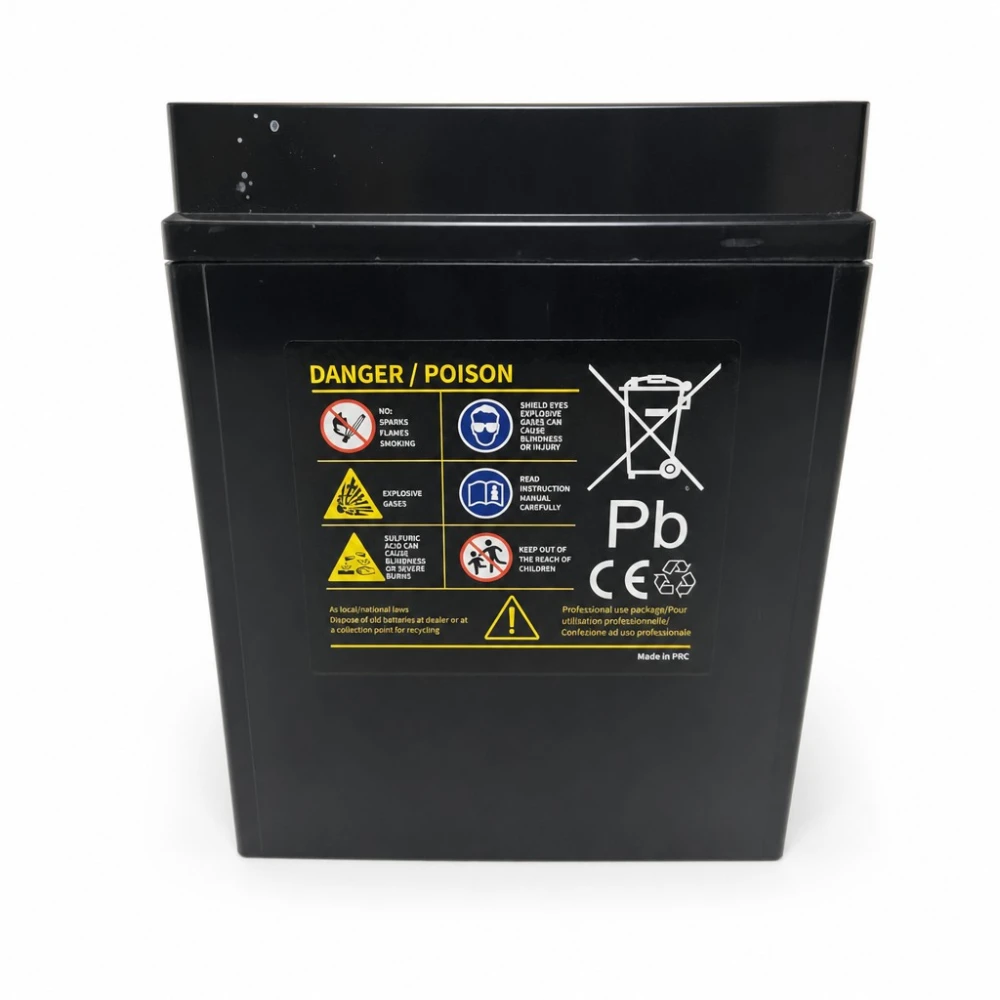 Motorna baterija AGM 12V 9Ah OUTDO YB9-BS(MF) - Združljiva z Yuasa YB9-B / GS GM9Z-3B-1 / GS YB9-B / 12N9-4B-1 (flooded)