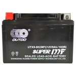 Visokozmogljiv in dolgotrajen moto akumulator UTX9A YTX9-BS Gel