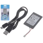 Polnilna baterija za PS3 kontroler 1800mAh z USB polnilnim kablom za PlayStation 3