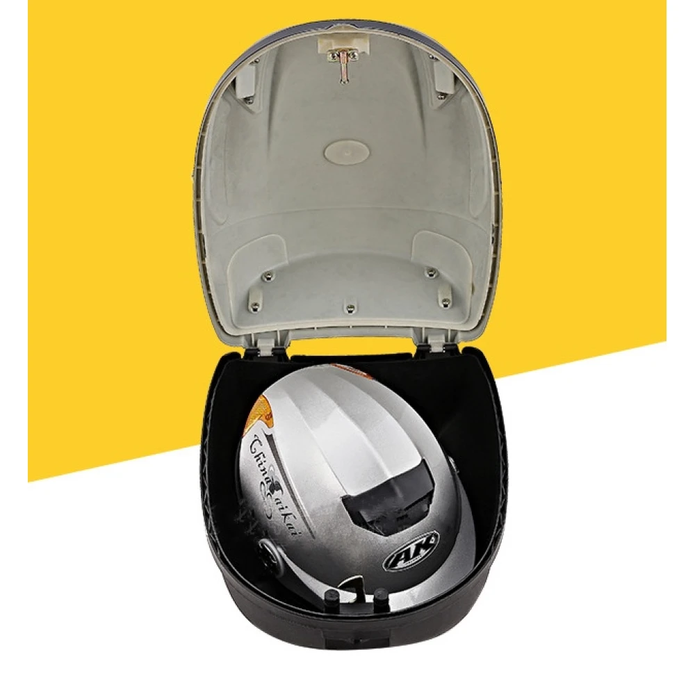 Kovček za čelado za kolo 17L črn JZH-818 za 1 čelado s ključavnico