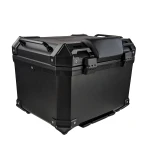 Baúl moto scooter cuadrado negro mate capacidad 45L