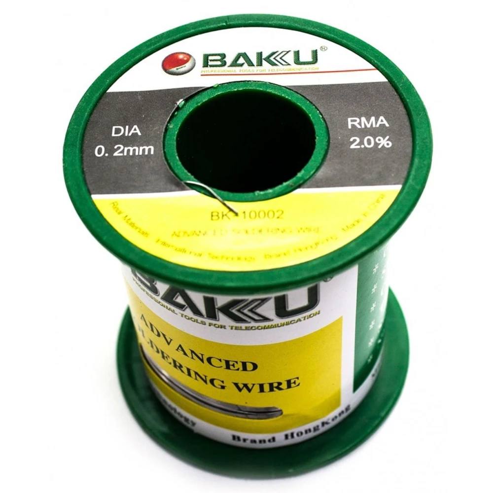 Brezsvinčena kositrna žica 0,2mm 100 gramov za elektronsko spajkanje