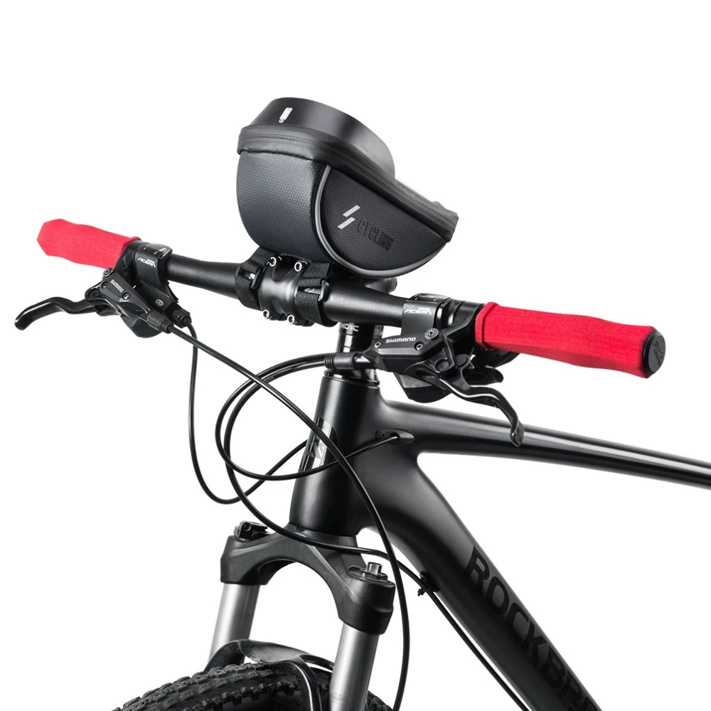 Torbica za telefon za kolo s touchscreenom in sončnim vizirjem 0.5L