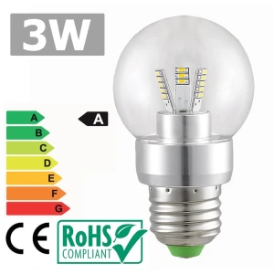 LED žarnica E27 3W 3300K topla svetloba z 360° osvetlitvijo