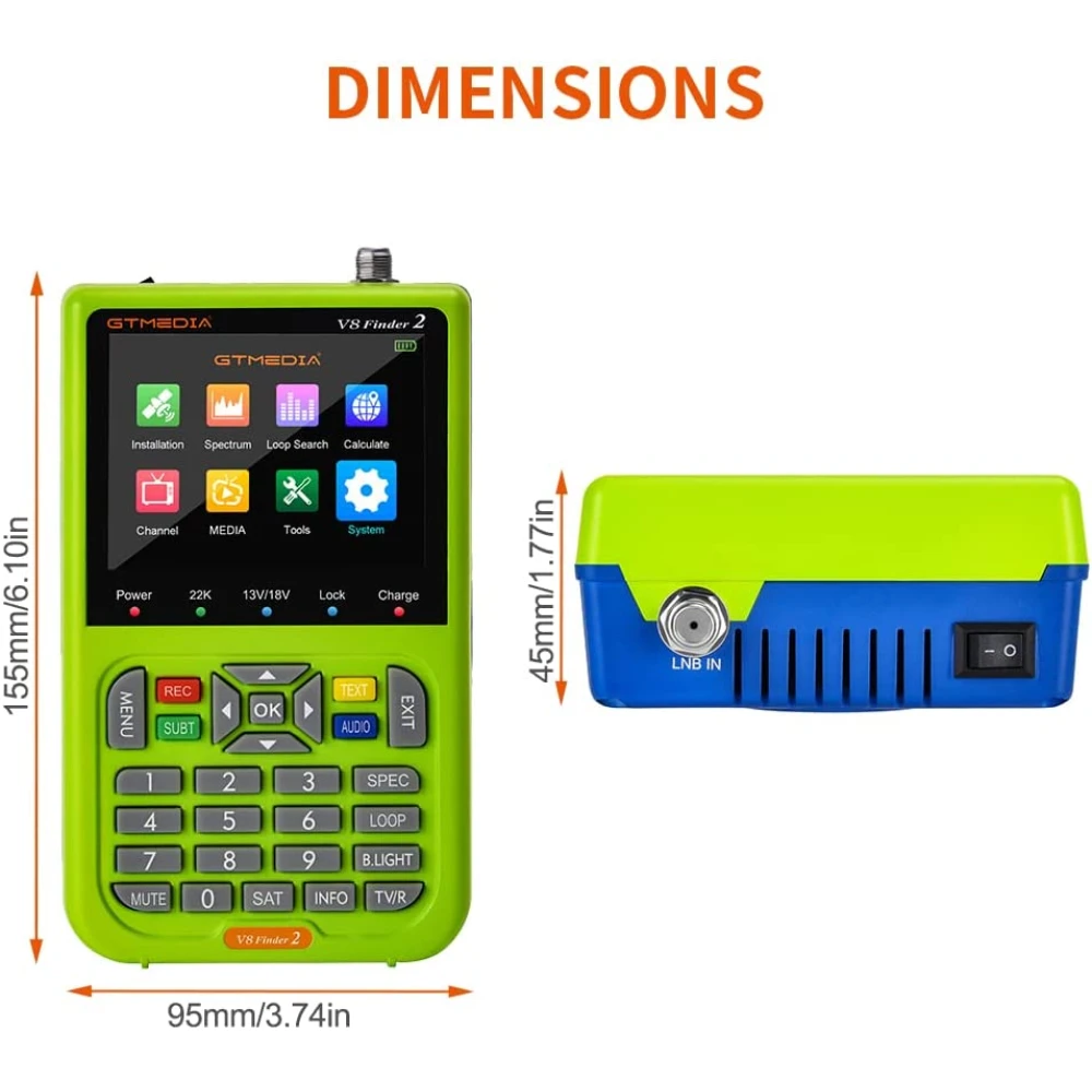 Freesat V8 Finder satelitski iskalnik HD DVB-S/S2