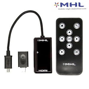 MHL na HDMI adapter kabel z daljincem za Galaxy S2, S3, S4, S5, Note 2 in HTC One