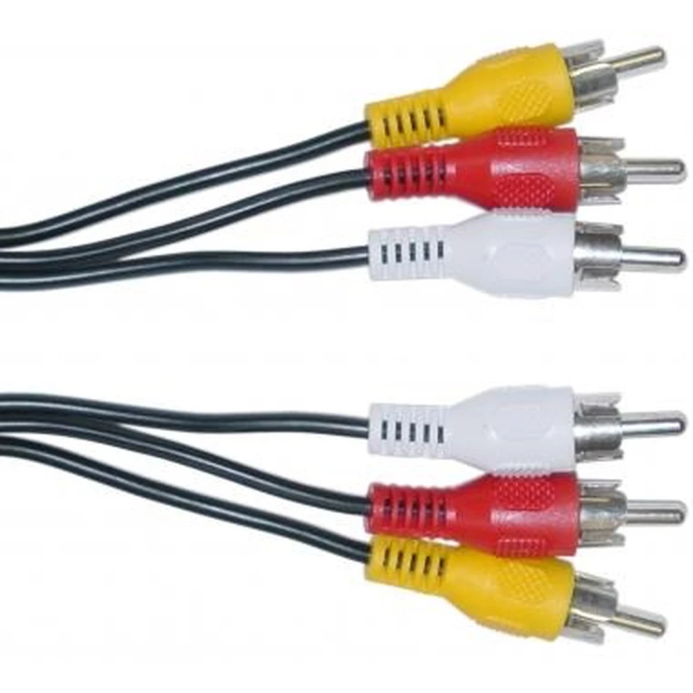 3 RCA avdio in video kabel 1.2 m za avdio in video povezavo