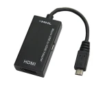 MHL kabel MicroUSB na HDMI za povezavo telefona s TV z zvokom in HD sliko
