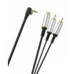 S-Video kabel za PSP 2000 Slim z 24K zlatimi priključki za TV