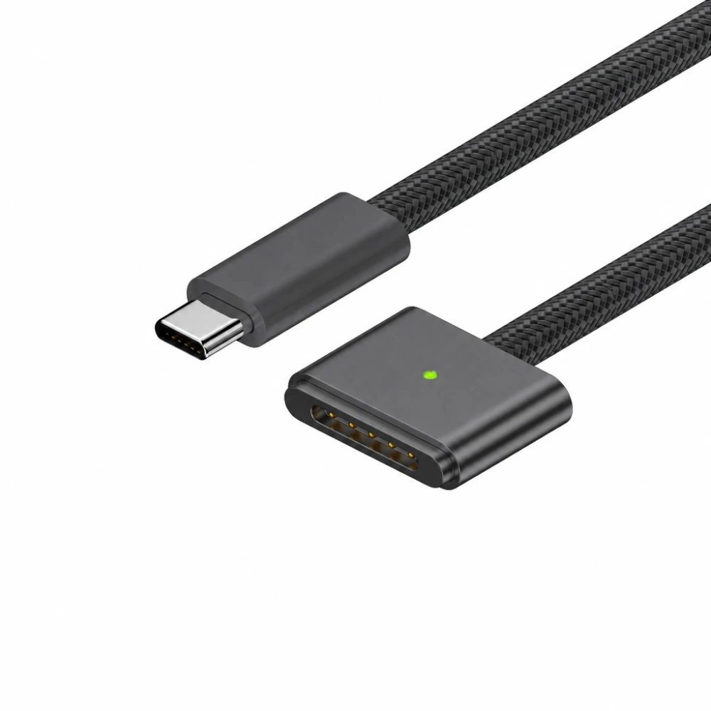 Kabel USB-C na MagSafe 3 140W za MacBook Pro in Air – 2 m pleten, Space Grey