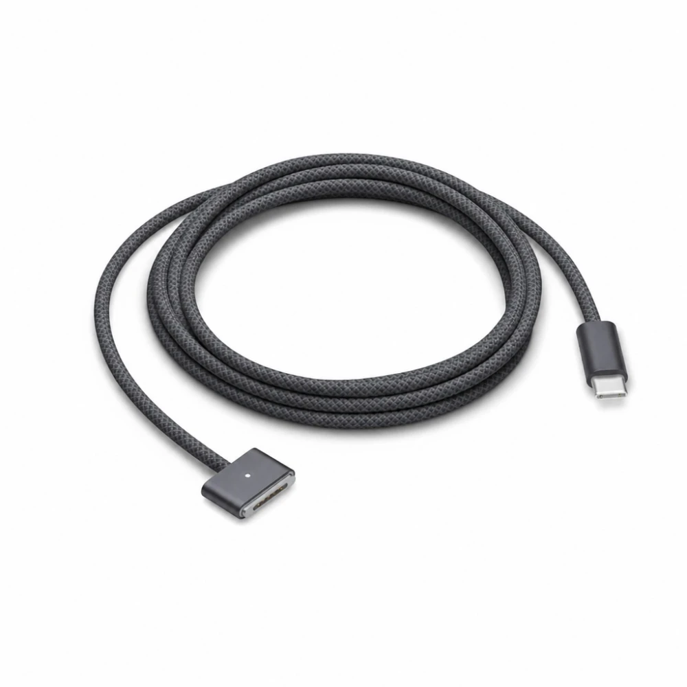 Kabel USB-C na MagSafe 3 140W za MacBook Pro in Air – 2 m pleten, Space Grey