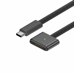 Kabel USB-C na MagSafe 3 140W za MacBook Pro in Air – 2 m pleten, Space Grey