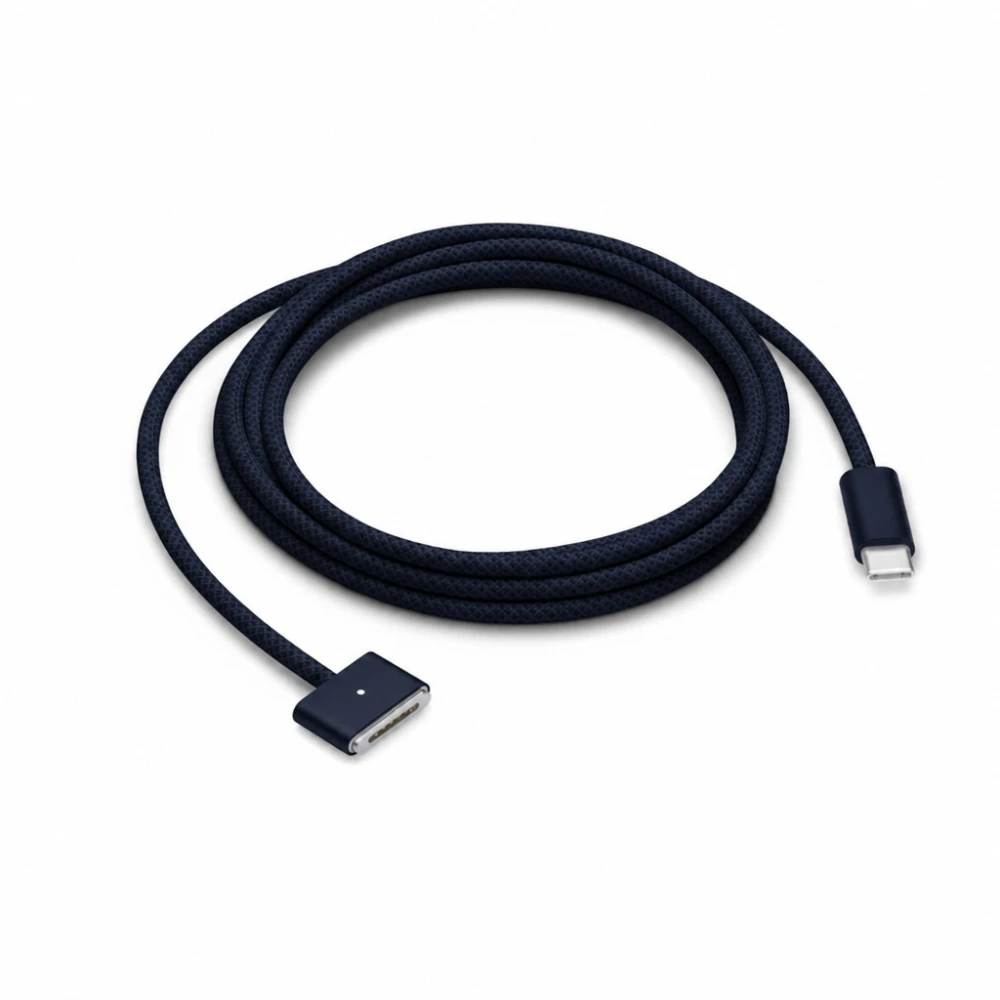 Kabel USB-C na MagSafe 3 140W za MacBook Pro in Air – 2 m pleten, Midnight